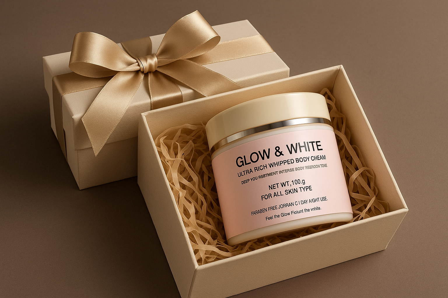 Elegant gift set presentation